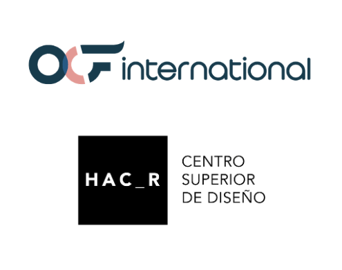 Logos de ambas instituciones. Hacer creativo y OCF Internacional